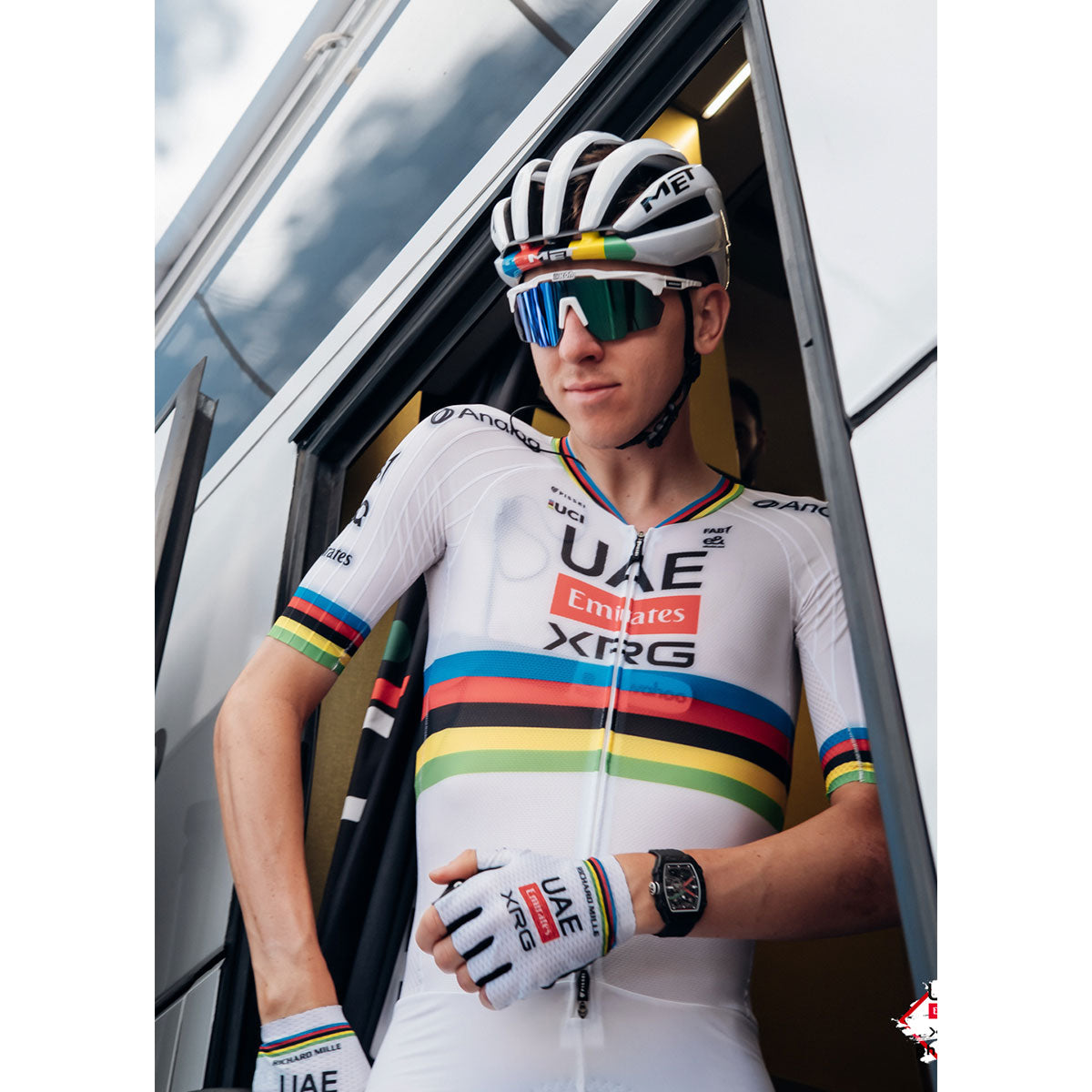 Capacete MET TRENTA 3K CARBON LIMITED WORD CHAMPION 2026 Branco