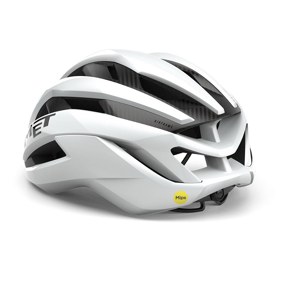 Capacete de estrada MET TRENTA 3K CARBON Branco