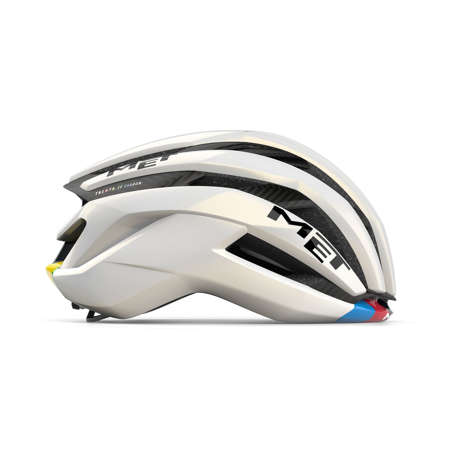 Capacete MET TRENTA 3K CARBON LIMITED WORD CHAMPION 2026 Branco