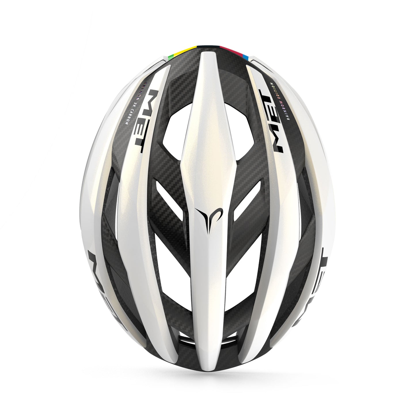 Capacete MET TRENTA 3K CARBON LIMITED WORD CHAMPION 2026 Branco