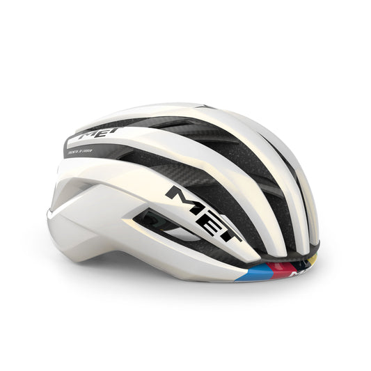 Capacete MET TRENTA 3K CARBON LIMITED WORD CHAMPION 2026 Branco