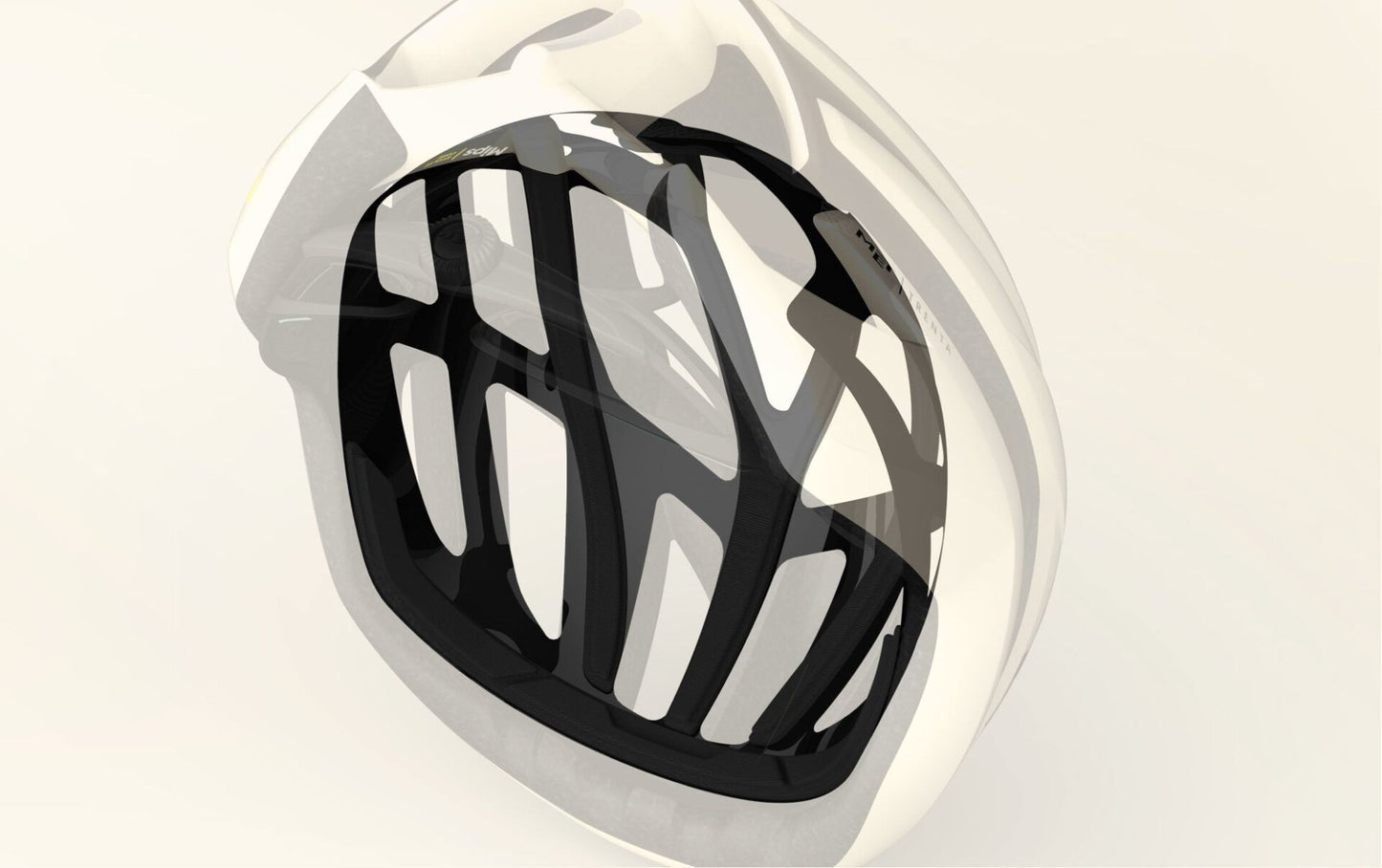 Capacete MET TRENTA MIPS WAX Matte White Gravel