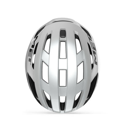 Capacete de Estrada MET VINCI MIPS Branco Prata Glossy