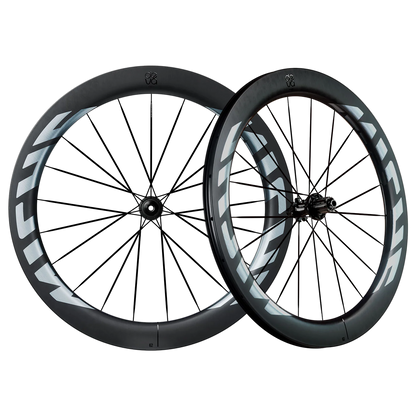 Par de rodas MICHE DEVA RD 62 Tubeless Ready (Center Lock) prateadas