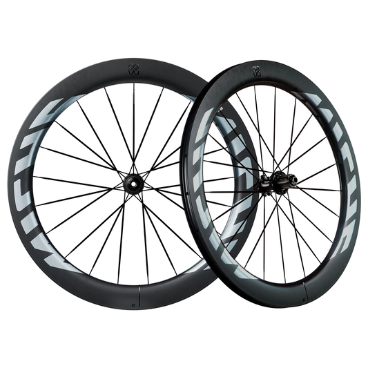 Par de rodas MICHE DEVA RD 62 Tubeless Ready (Center Lock) prateadas