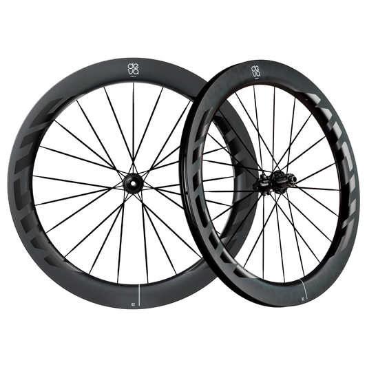 Par de rodas MICHE DEVA RD 62 Tubeless Ready (Center Lock) pretas