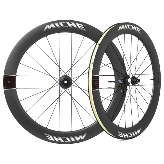 Par de Rodas MICHE KLEOS RD DX62 Tubeless Ready (Center Lock) Team Edition
