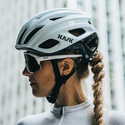 Capacete de Estrada KASK MOJITO CUBED BICOLOR Branco/Preto