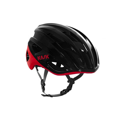 Capacete de Estrada KASK MOJITO CUBED BICOLOR Preto/Vermelho