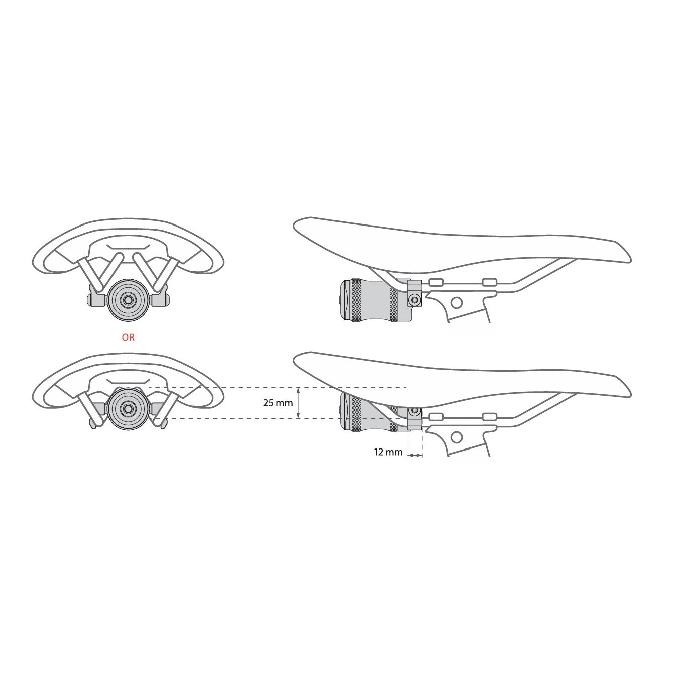 [Novo em 2025] Iluminação traseira LEZYNE SADDLE Ai ALERT 250