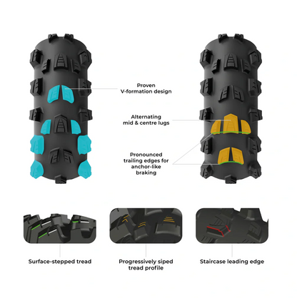 Pneu VITTORIA MOSTRO ENDURO 29x2.40 4C Graphene Tubeless Ready Flexível Preto