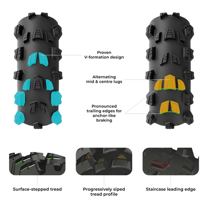 Pneu VITTORIA MOSTRO TRAIL 29x2.40 4C Graphene 2.0 Tubeless Ready Flexível Bege