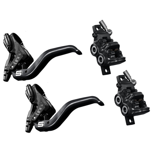 Par de travões MAGURA MT5 Discless Preto
