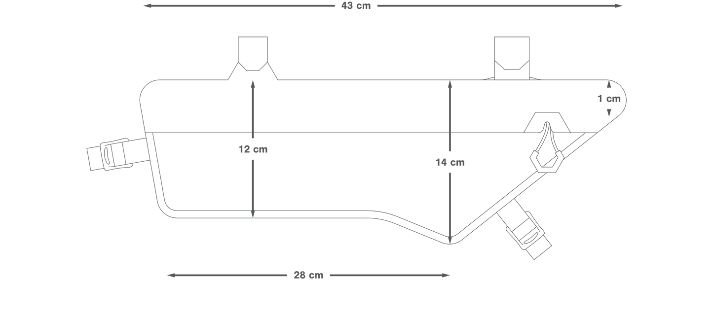 APIDURA EXPEDITION COMPACT FRAME PACK DRY 3 L Saco para quadros Preto