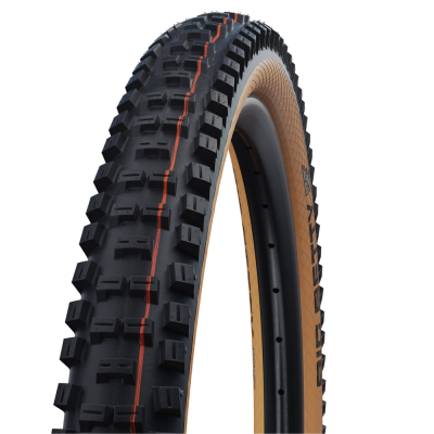 Pneu SCHWALBE BIG BETTY 27.5x2.40 ADDIX SOFT SUPERGRAVITY Tubeless Ready Soft Preto/Castanho