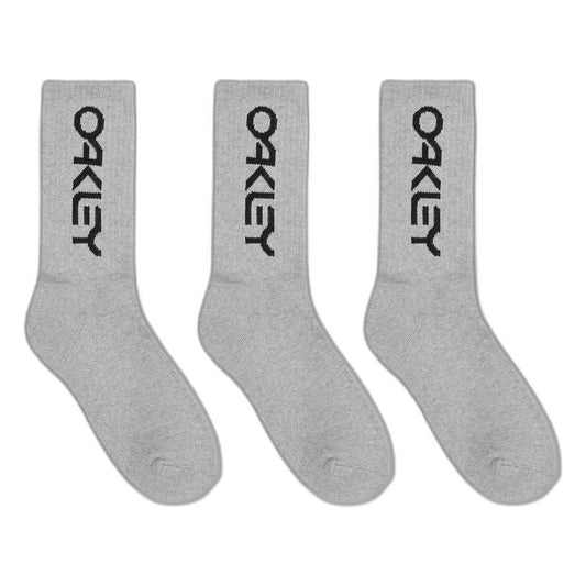 Meias OAKLEY B1B SOCKS 2.0 Cinzento (x3 pares)