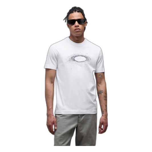 T-shirt OAKLEY LUNAR ELLIPSE Branco