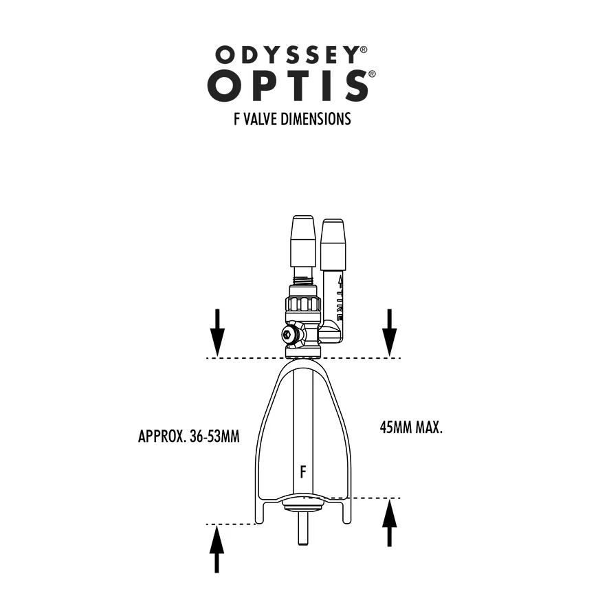 Insert anti-beliscamento ODYSSEY Optis Insert 700x25/30 com válvula dupla