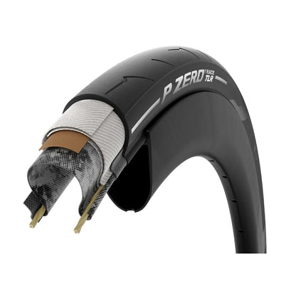 Pneu PIRELLI P ZERO RACE TLR apto para tubeless vermelho