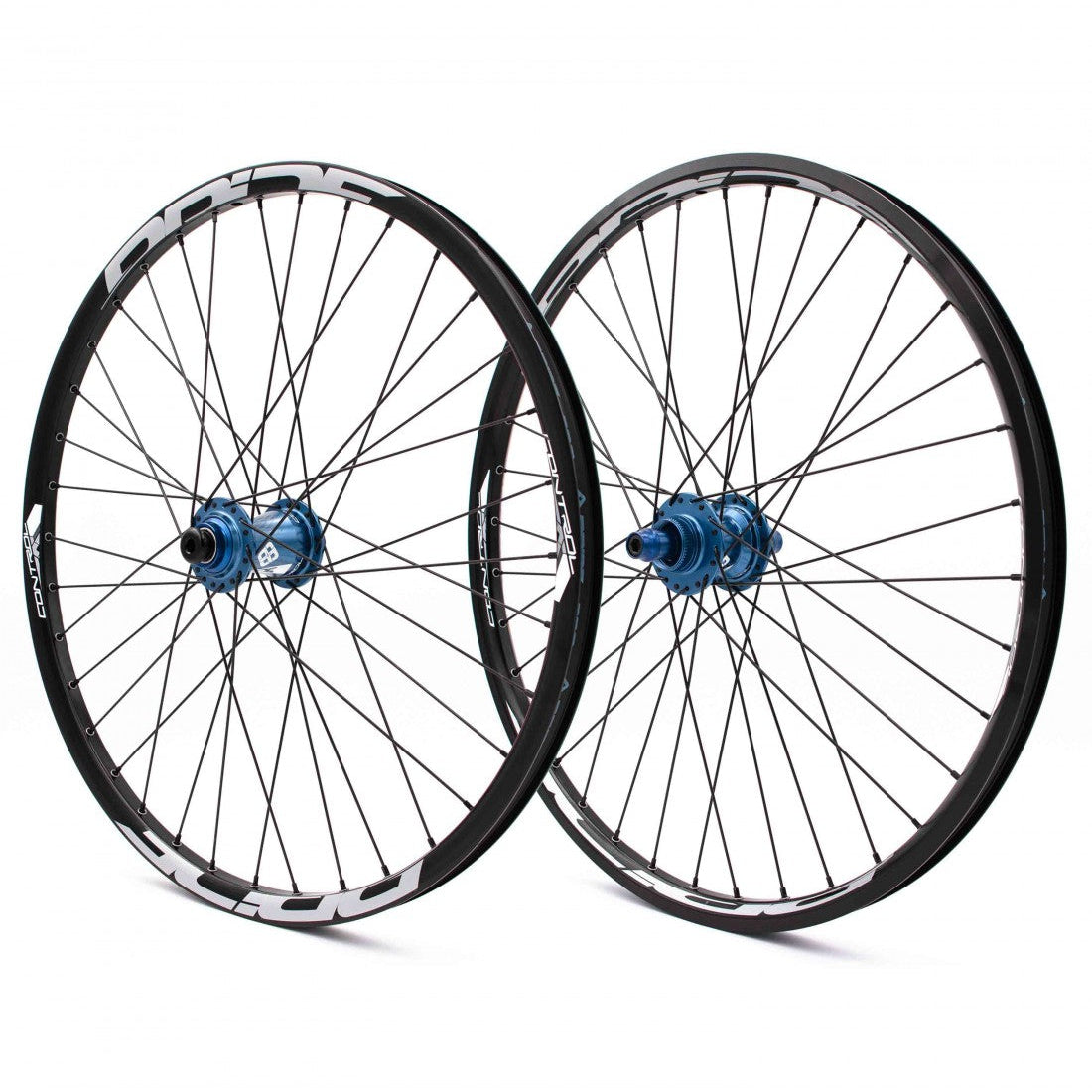 Par de Rodas PRIDE 24" (507mm) Control V1 V-Brake/Disc Eixos 20/10mm Azul