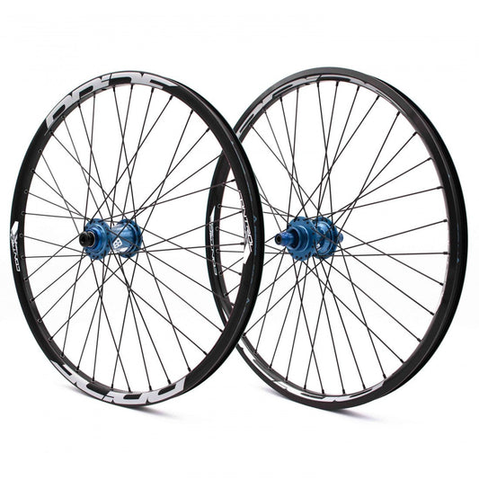 Par de Rodas PRIDE 24" (507mm) Control V1 V-Brake/Disc Eixos 20/10mm Azul