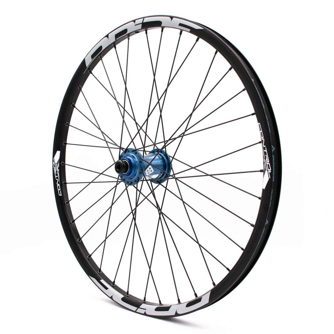 Par de Rodas PRIDE 24" (507mm) Control V1 V-Brake/Disc Eixos 20/10mm Azul