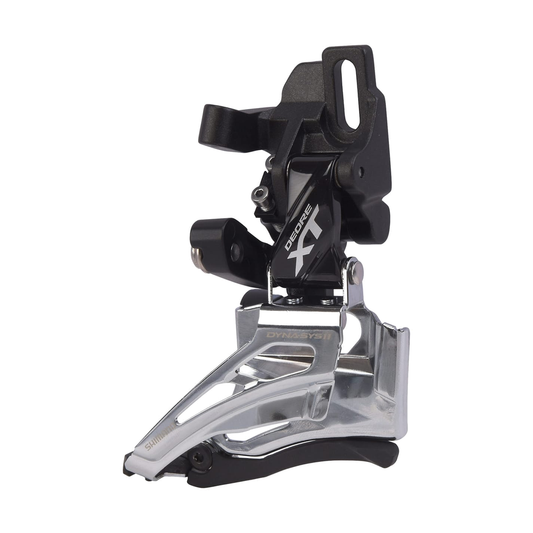 Desviador dianteiro SHIMANO DEORE XT FD-M8025 2x11V de montagem direta — vista 1 sobre fundo branco