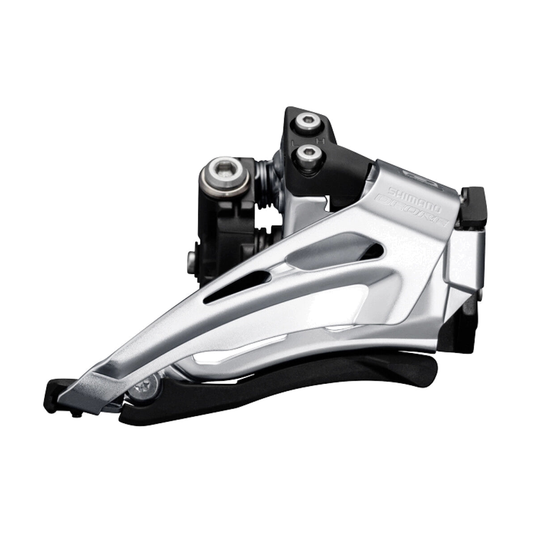 Desviador dianteiro SHIMANO DEORE FD-M6025-L 10V — vista 1 sobre fundo branco