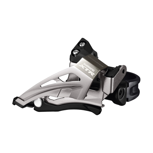Desviador dianteiro SHIMANO XTR FD-M9025-L 11V — vista 1 sobre fundo branco