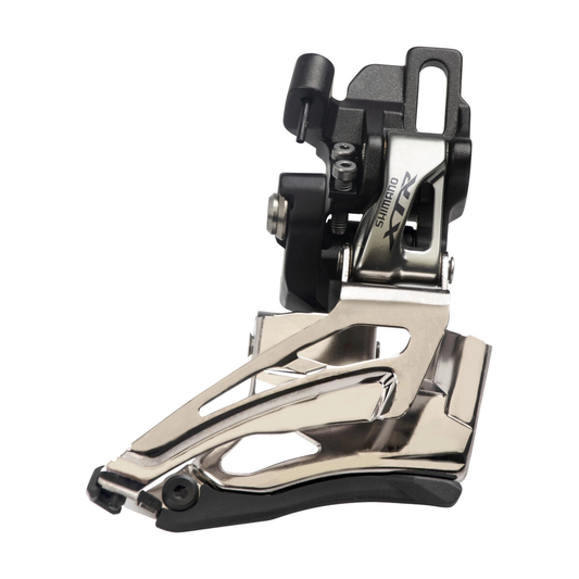Desviador dianteiro SHIMANO XTR FD-M9025-D 11V — vista 1 sobre fundo branco