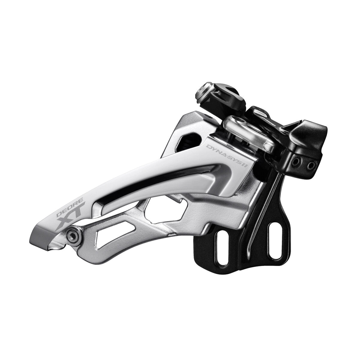 Desviador dianteiro SHIMANO XT FD-M8000-E 3x11V tipo E — vista 1 sobre fundo branco