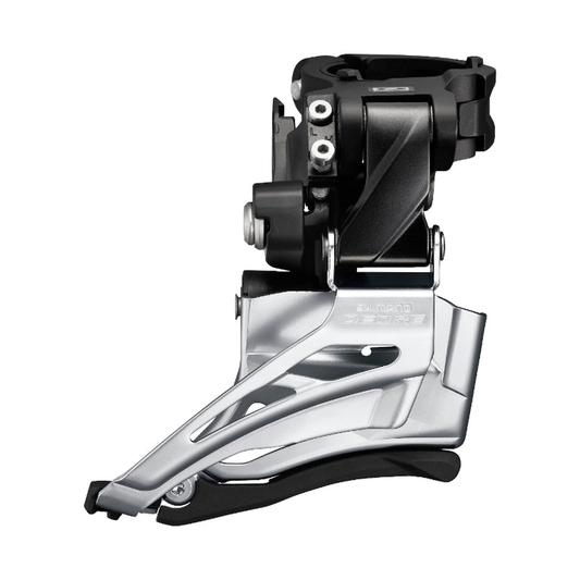 Desviador dianteiro SHIMANO DEORE FD-M6025-H 10V — vista 1 sobre fundo branco