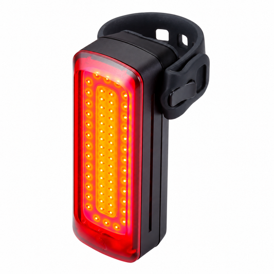 Luz traseira BBB SIGNAL PRO BLS-168 — vista do produto sobre fundo branco