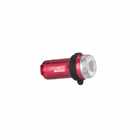 Luz traseira EXPOSURE LIGHTS BOOST-R REAKT PELOTON — vista do produto sobre fundo branco
