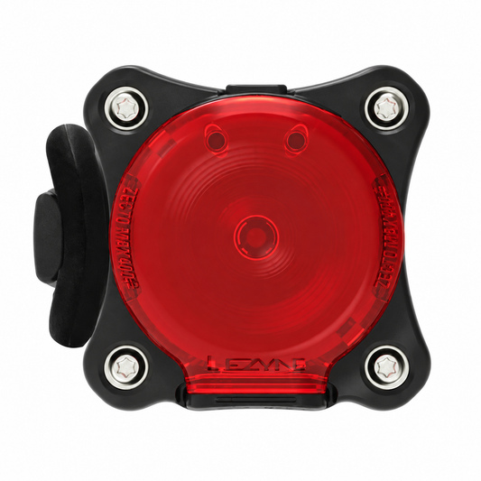 Luz traseira LEZYNE ZECTO DRIVE MAX 400 preta — vista do produto sobre fundo branco