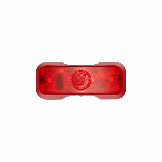 Luz traseira para capacete LAZER Universal LED — vista do produto sobre fundo branco