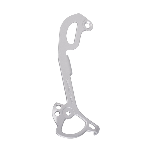 Placa interna longa do desviador traseiro SHIMANO XT RD-M772 SGS — Y5W710000 — fotografia da peça sobre fundo branco