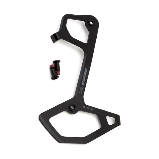 Placa interna do desviador SRAM GX T-Type Eagle AXS — 11.7518.104.016 — fotografia da peça sobre fundo branco
