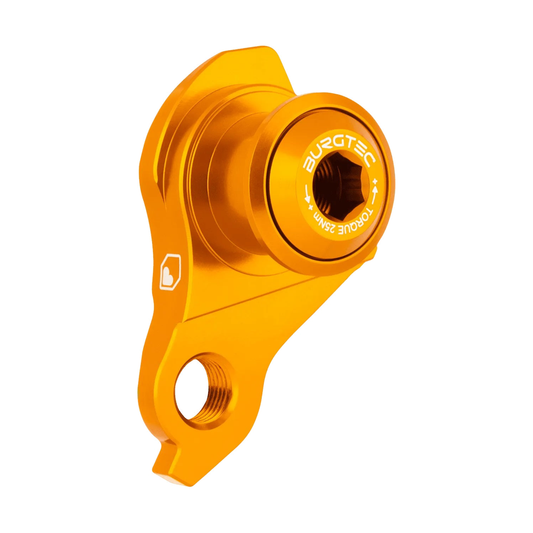 Ponteira de desviador BURGTEC UDH laranja — vista do produto sobre fundo branco