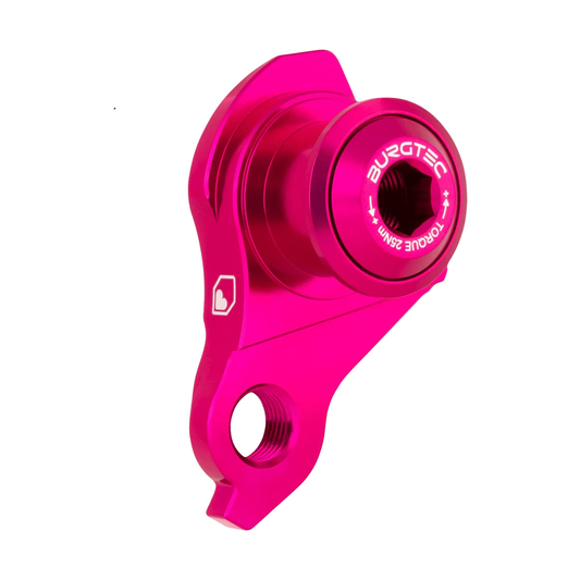 Ponteira de desviador BURGTEC UDH rosa — vista do produto sobre fundo branco