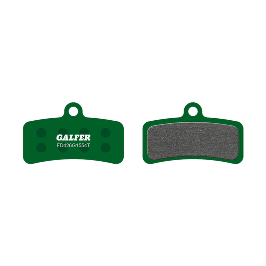 Pastilhas de travão semimetálicas GALFER PRO para Shimano D01S Saint BR-M810 / Zee BR-M640 / XTR M9120 / XT M8120 / SLX M7120 / Deore — vista principal