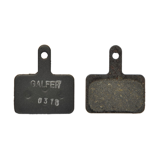 Pastilhas de travão semimetálicas GALFER PERFORMANCE Shimano B01S Deore Tektro — vista principal