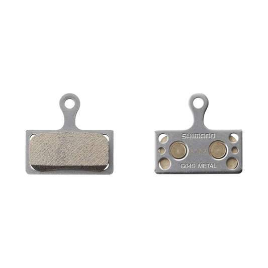 Pastilhas de travão metálicas SHIMANO G04S-MX XTR/Deore XT/SLX/Alfine — vista principal