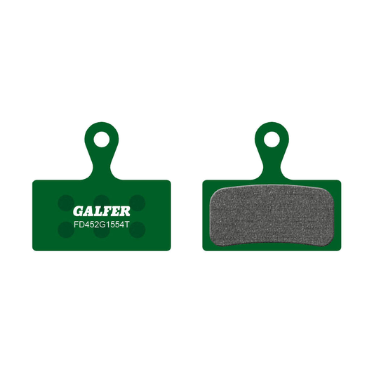 Pastilhas de travão semimetálicas GALFER PRO Shimano XTR / XT / SLX / Alfine — vista principal