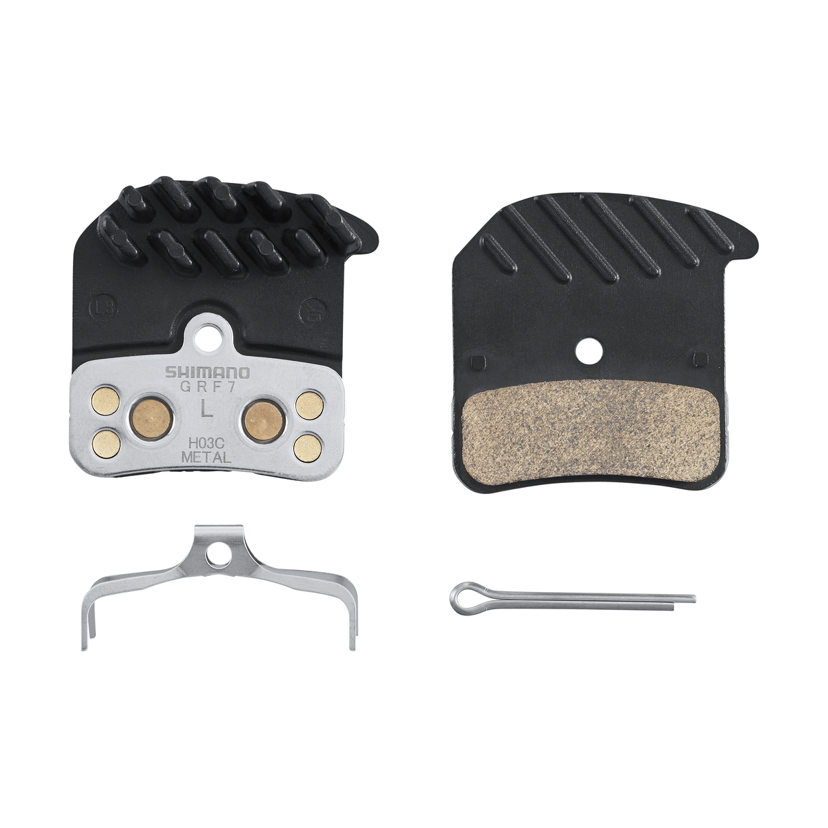 Pastilhas de travão metálicas SHIMANO H03C — vista principal