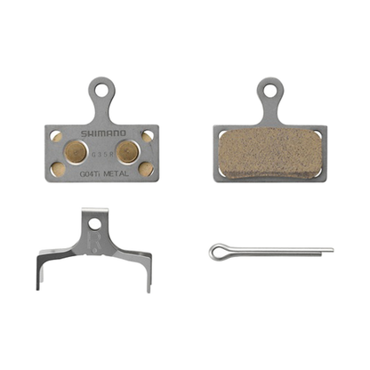 Pastilhas de travão metálicas SHIMANO G04TI-MX — vista principal