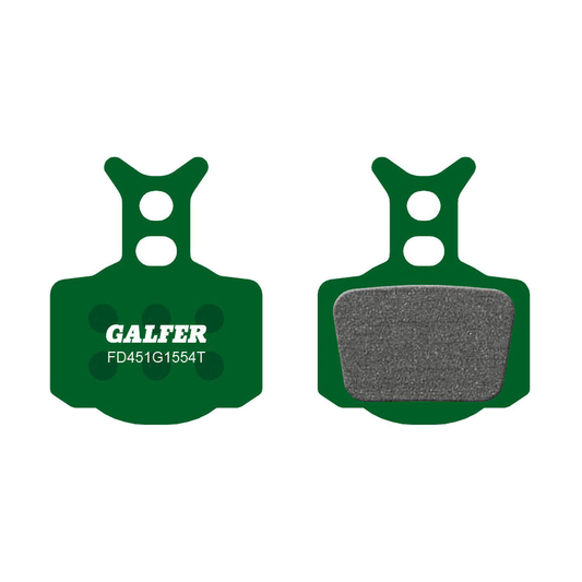 Pastilhas de travão semimetálicas GALFER PRO Formula Cura / Mega / The One / R0 / R1 / RX / RR1 / T1 / C1 — vista principal
