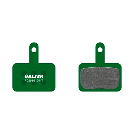 Pastilhas de travão semimetálicas GALFER PRO Shimano B01S Deore Tektro — vista principal