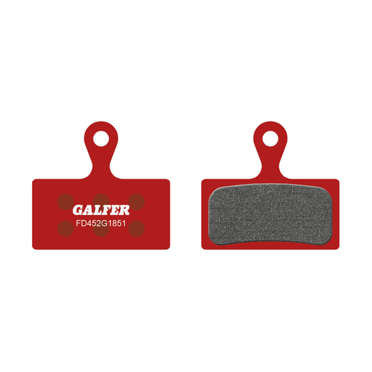Pastilhas de travão semimetálicas GALFER ADVANCED Shimano XTR / XT / SLX / Alfine — vista principal