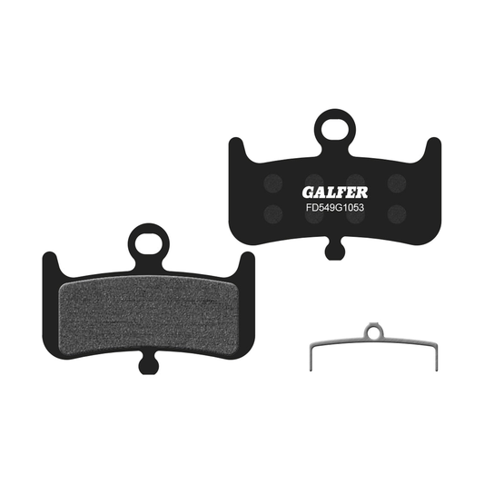Pastilhas de travão semimetálicas GALFER PERFORMANCE Hayes Dominion A4 — vista principal